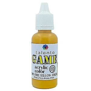 Tinta Acrílica Game - FIRE YELLOW "JOKER" - Talento (20ml)