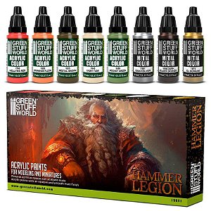 Set de Pintura Green Stuff World - Hammer Legion (Box x8 17ml)