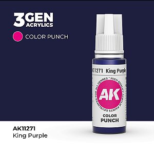 Tinta Acrílica Color Punch KING PURPLE - AK Interactive (17 ml)