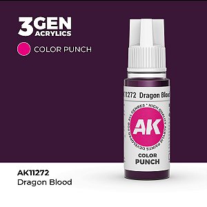 Tinta Acrílica Color Punch DRAGON BLOOD - AK Interactive (17 ml)
