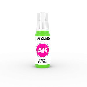 Tinta Acrílica AK Geração 3 - Slime green COLOR PUNCH 17 ml