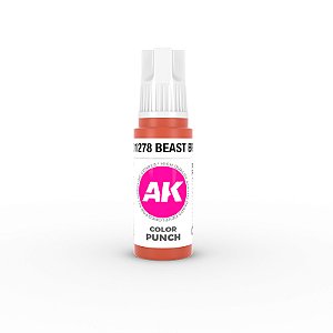 Tinta Acrílica AK Geração 3 - Beast Brown COLOR PUNCH 17 ml