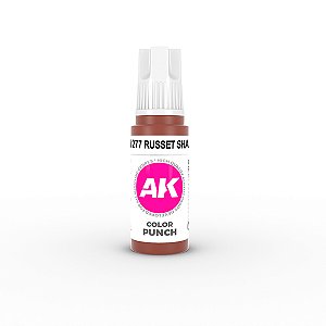 Tinta Acrílica RUSSET SHADOW - COLOR PUNCH - AK Interactive (17 ml)