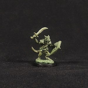 Kobold Guerreiro - Miniatura de Metal para RPG