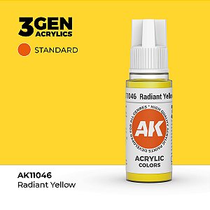 Tinta Acrílica RADIANT YELLOW - AK Interactive (17ml)