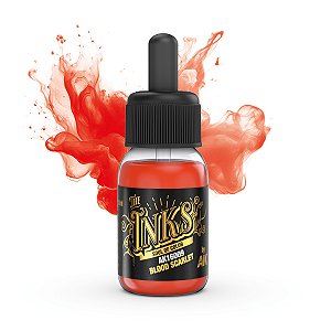 Ink Acrílica BLOOD SCARLET - AK Interactive (30ml)