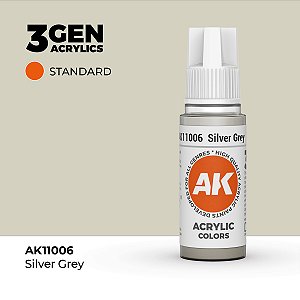 Tinta Acrílica SILVER GREY - AK Interactive (17ml)