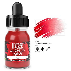 Ink Acrílica de Alta Cobertura VERMELHO - Green Stuff World (30ml)