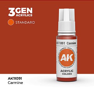 Tinta Acrílica CARMINE - AK Interactive (17ml)