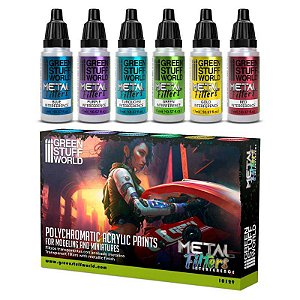 Conjunto Filtros Acrílicos METAL FILTERS INTERFERENCE - Green Stuff World (Box x6 17ml)