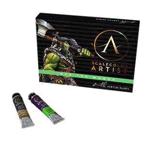 Conjunto Tintas Acrílicas Artist: INTO THE WOODS - Scale75 (Box x12 20ml)