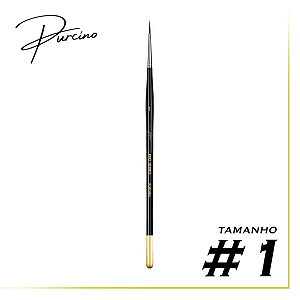 Pincel Pro Series Kolinsky - Purcino - Tamanho 1
