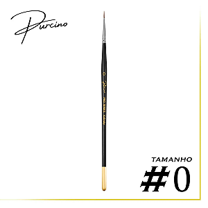 Pincel Pro Series Kolinsky - Purcino - Tamanho 0