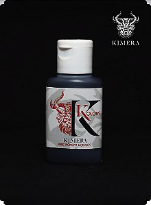 Tinta Acrílica BLACK - Kimera Kolors (30ml) (PBK7)