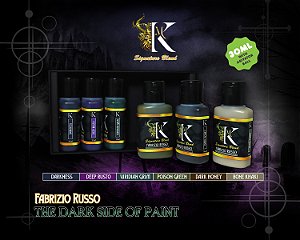 Conjunto Tintas Acrílicas FABRIZIO RUSSO - Kimera Kolors (Box x6 30ml)