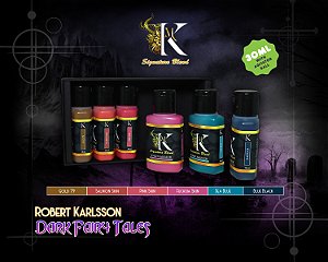Conjunto Tintas Acrílicas ROBERT KARLSSON - Kimera Kolors (Box x6 30ml)