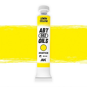 Tinta Óleo LEMON YELLOW - AK Interative/Abteilung 502 (20ml)