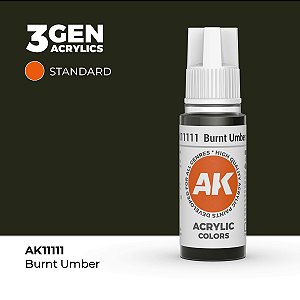 Tinta Acrílica BURNT UMBER - AK Interactive (17ml)