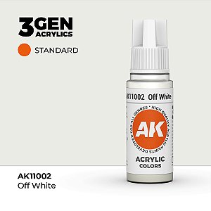 Tinta Acrílica OFFWHITE - AK Interactive (17ml)