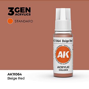 Tinta Acrílica BEIGE RED - AK Interactive (17ml)