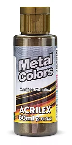 Tinta Metal Colors OURO NEGRO - Acrilex (60ml)