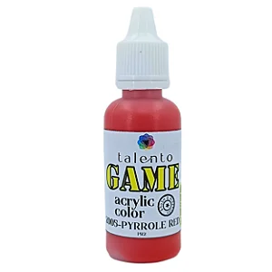 Tinta Acrílica Game - PYRROLE RED - Talento (20ml)
