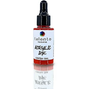 Ink Acrílica VERMELHO - Talento (25ml)