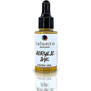 Ink Acrílica AMARELO QUEIMADO - Talento (25ml)