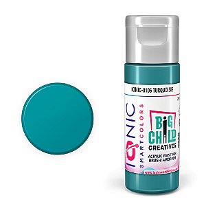 Tinta Acrílica TURQUOISE (Turquesa) - IONIC (20ml)