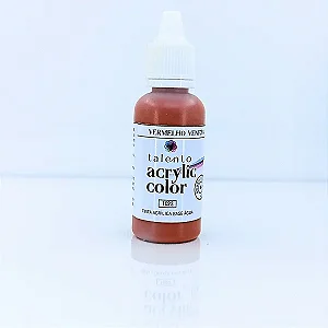 Tinta Acrílica Acrylic Color - VERMELHO VENEZA - Talento (20ml)