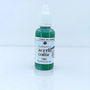 Tinta Acrílica Acrylic Color - VERDE DE HOOKER - Talento (20ml)
