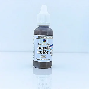 Tinta Acrílica Acrylic Color - MARROM VAN DICK - Talento (20ml)