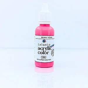 Tinta Acrílica Acrylic Color - ROSA NEON - Talento (20ml)