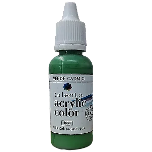 Tinta Acrílica Acrylic Color - VERDE CADMIO - Talento (20ml)