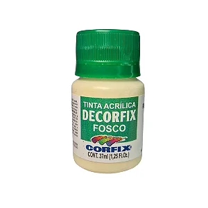 Tinta Acrílica Decorfix Fosca MARFIM - Corfix (37ml)