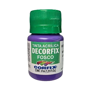 Tinta Acrílica Decorfix Fosca VIOLETA COBALTO - Corfix (37ml)