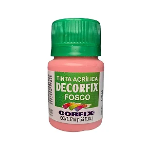 Tinta Acrílica Decorfix Fosca ROSA CHÁ - Corfix (37ml)