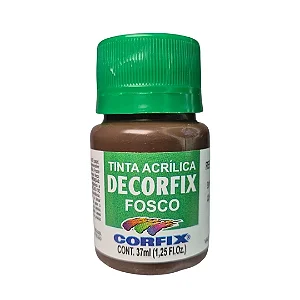 Tinta Acrílica Decorfix Fosca DARK CHOCOLATE - Corfix (37ml)