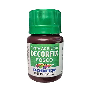 Tinta Acrílica Decorfix Fosca BLACK GRAPE - Corfix (37ml)