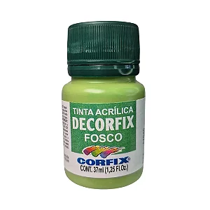 Tinta Acrílica Decorfix Fosca MAÇÃ VERDE - Corfix (37ml)