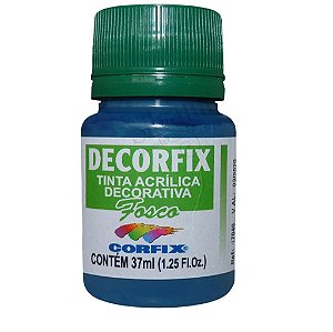 Tinta Acrílica Decorfix Fosca BLUE NIGHT - Corfix (37ml)