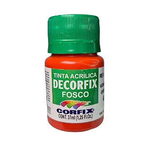 Tinta Acrílica Decorfix Fosca GOIABA QUEIMADA - Corfix (37ml)