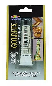 Pasta Metálica Gold Fix - PRATA ENVELHECIDA - Corfix (20ml)