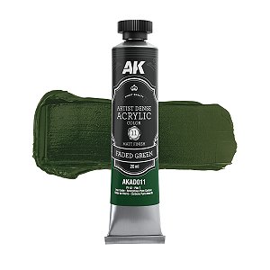 Tinta Acrílica Artística Densa - FADED GREEN - AK Interactive (20ml)