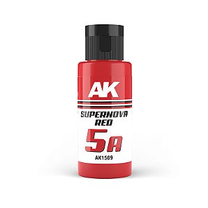Tinta Acrílica Dual Exo 5A - SUPERNOVA RED - AK Interactive (60ml)