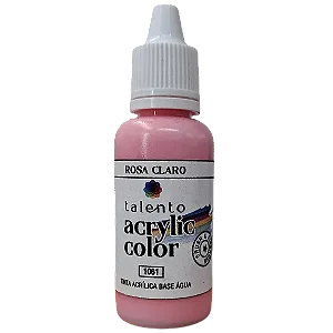 Tinta Acrílica Acrylic Color - ROSA CLARO - Talento (20ml)