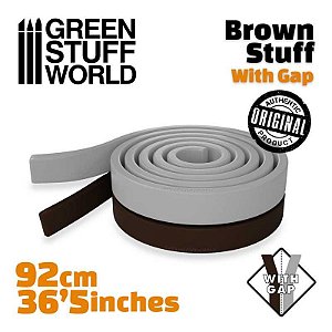 Massa Epóxi Marrom com Gap - Green Stuff World (92cm)