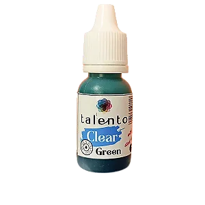 Tinta Acrílica Clear - GREEN - Talento (10ml)