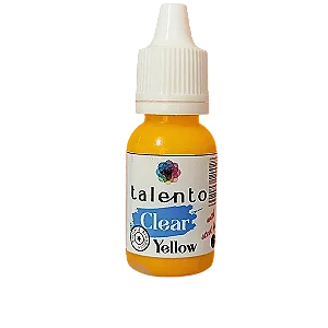 Tinta Acrílica Clear - YELLOW - Talento (10ml)