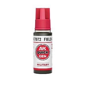 Tinta Acrílica Quick Gen - FIELD GREY - AK Interactive (18ml)